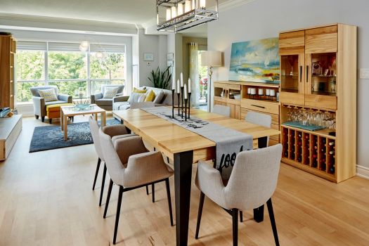 Condominium Dining Room (Table and Cabinets)